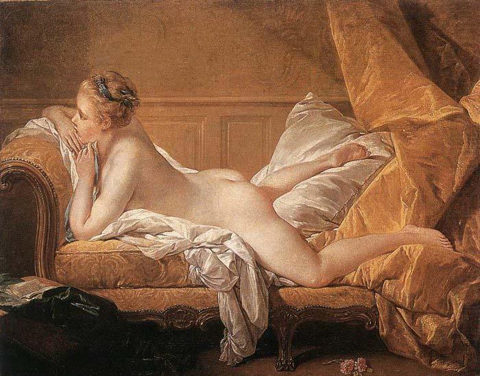 Francois Boucher Girl Reclining china oil painting image